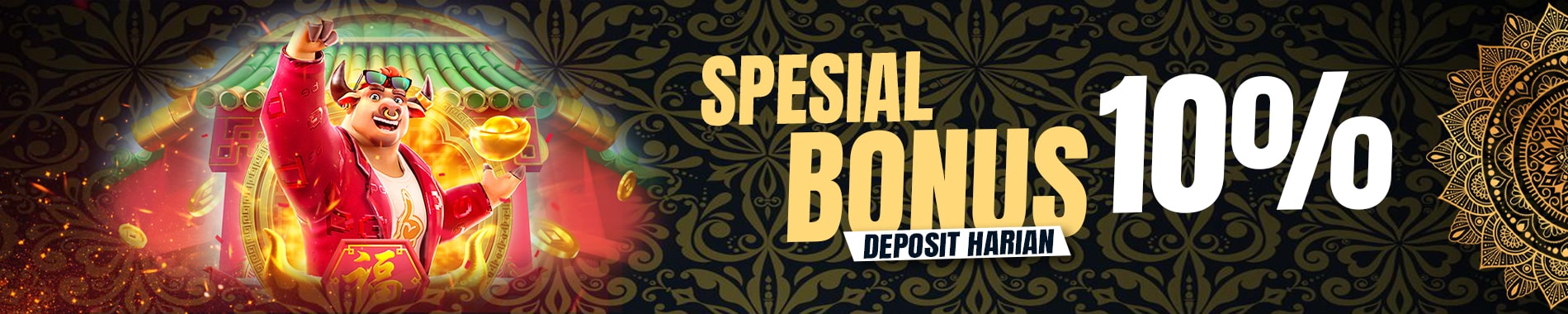 MBAHWIN88 | Spesial bonus Deposit Harian 10%
